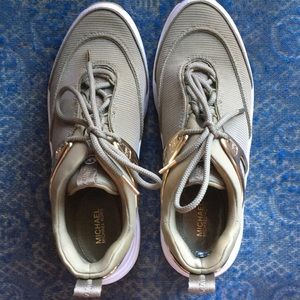 New without tags Michael Kors womens sneaker wedge shoe.